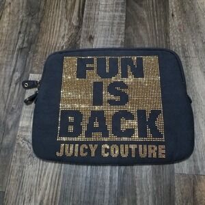 Juicy Couture Fun Is Back Laptop Computer Case Sleeve Black
